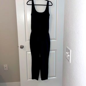 Athleta black, tank jumpsuit, size 8